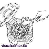 Shark Ninja foodi Illustration brochure diagrams